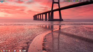 Chrome OS Styled Windows 7 Desktop, Showing Windows 7 Taskbar