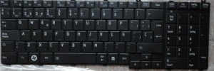 Cramped Keyboard Layout of the Toshiba Satellite C660-15R Keyboard