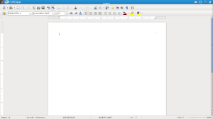 LibreOffice Writer running as a native Chrome OS web app