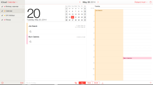 iCalendar in iCloud Day view