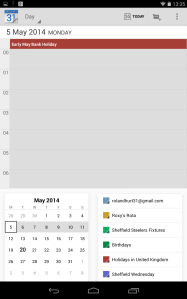 Android Calendar Day view