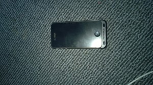 iPhone 4S in Wireless Charging Case